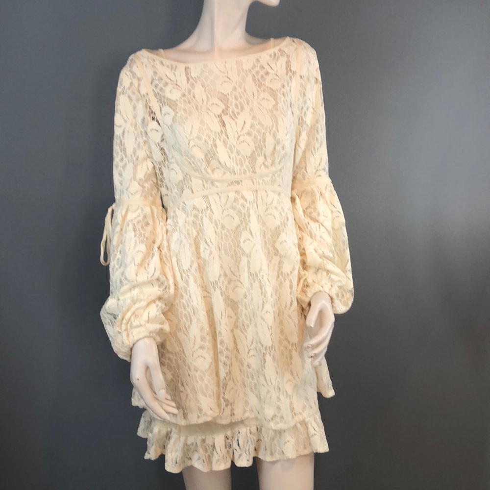 NWT Free People Lace Baby Doll Dress - Picture 2 of 8